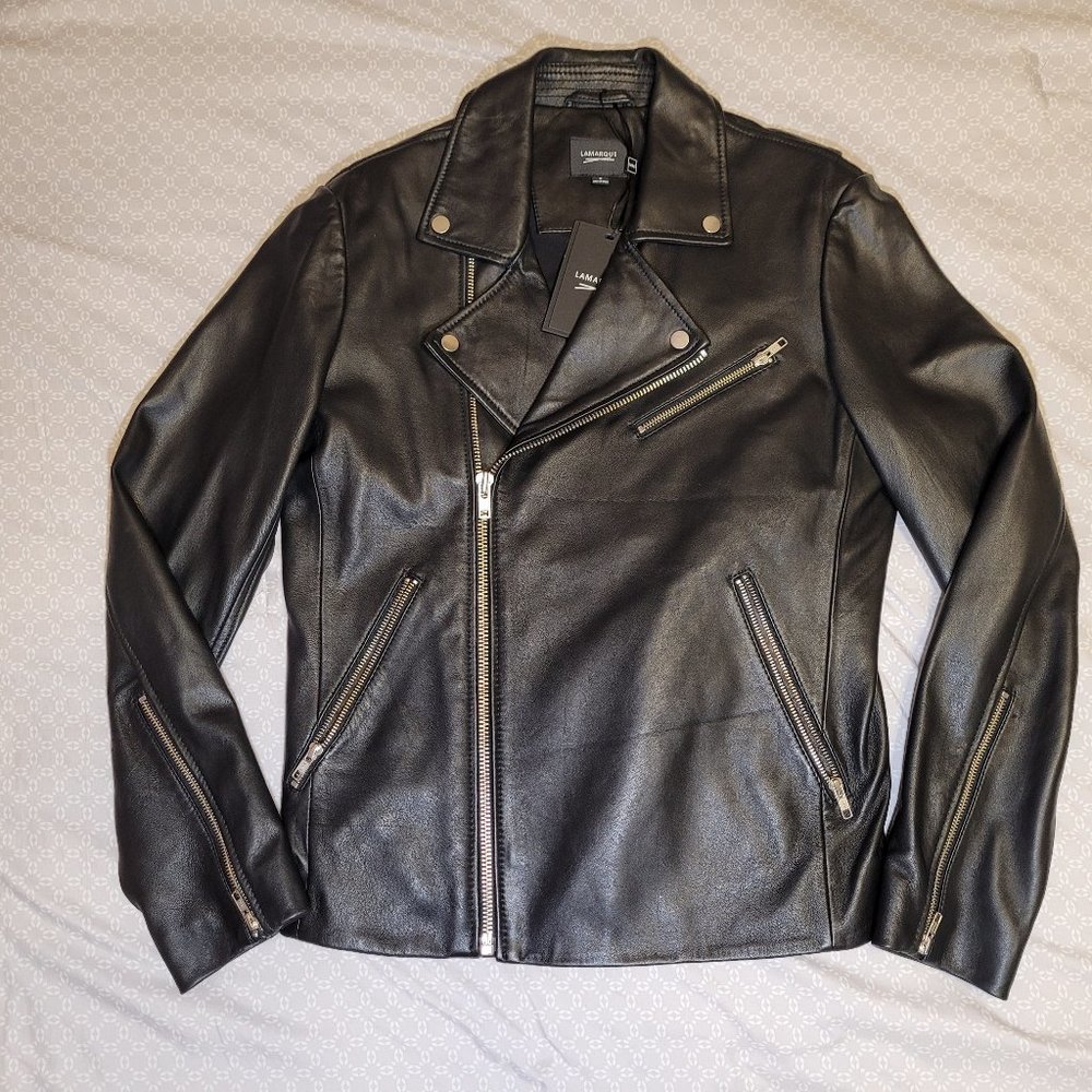 Classic Dapper Biker Leather Jacket